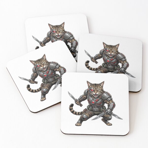Item preview, Tactical Cyborg Cat Warrior – Futuristic Mecha Cat designed and sold by TOOBIC.