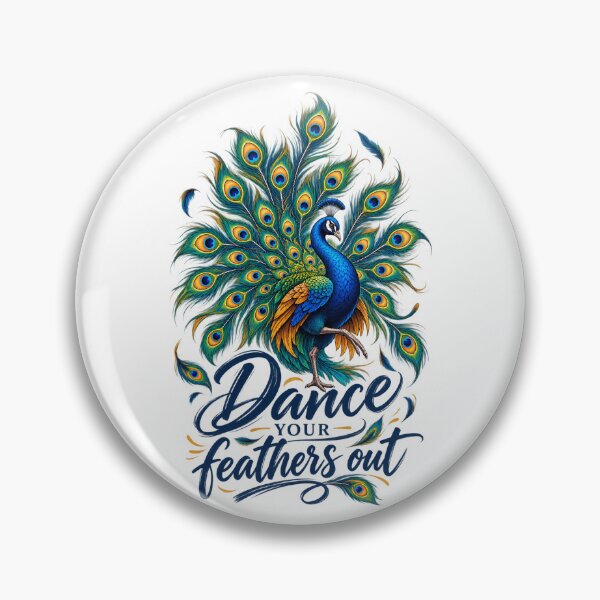 Item preview, Colorful Peacock – Dance Your Feathers Out designed and sold by MatchYourEnergy.