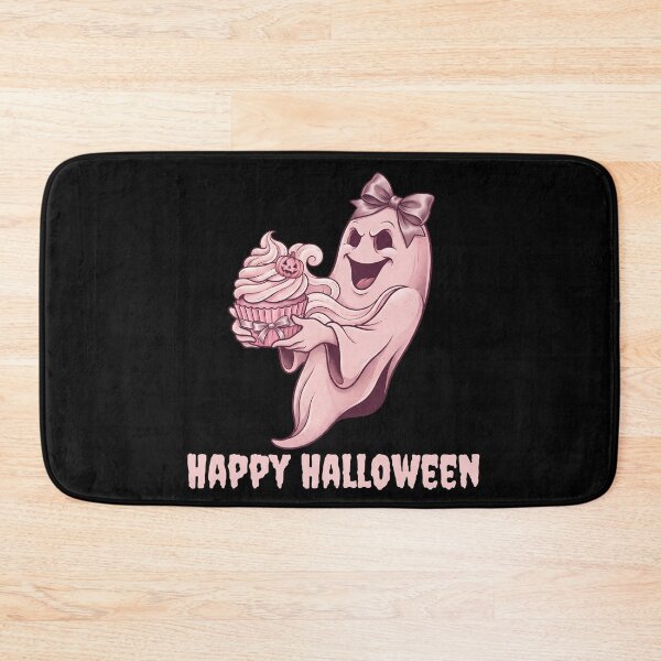 Item preview, Pinkoween Creepy Cute Ghost & Cupcake Happy Halloween designed and sold by MythicCotton.