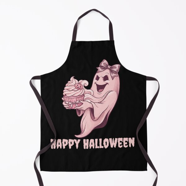Item preview, Pinkoween Creepy Cute Ghost & Cupcake Happy Halloween designed and sold by MythicCotton.