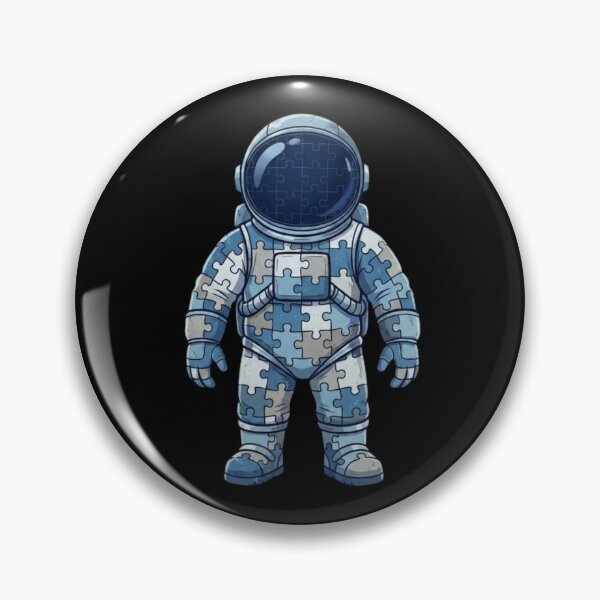 Item preview, Jigsaw Puzzle Astronaut Art designed and sold by d2z3rdesignz.
