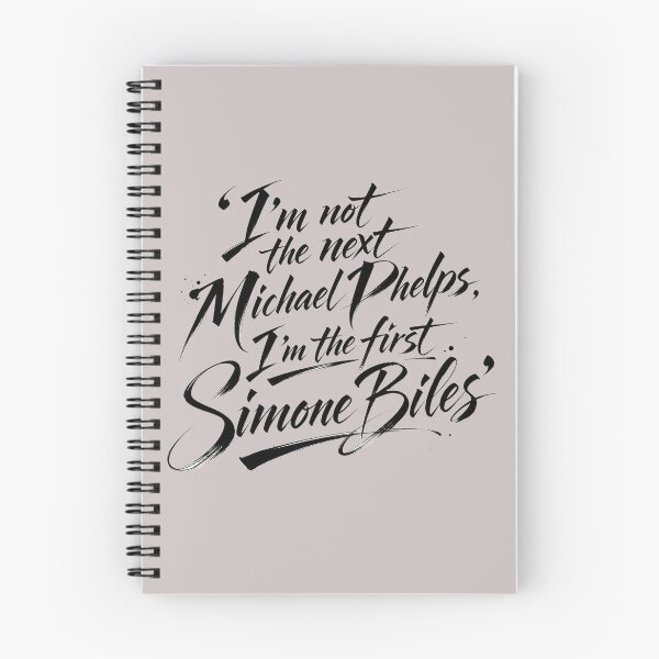 Item preview, First Simone Biles Empowerment Quote Typography Design designed and sold by ManggaeJM.