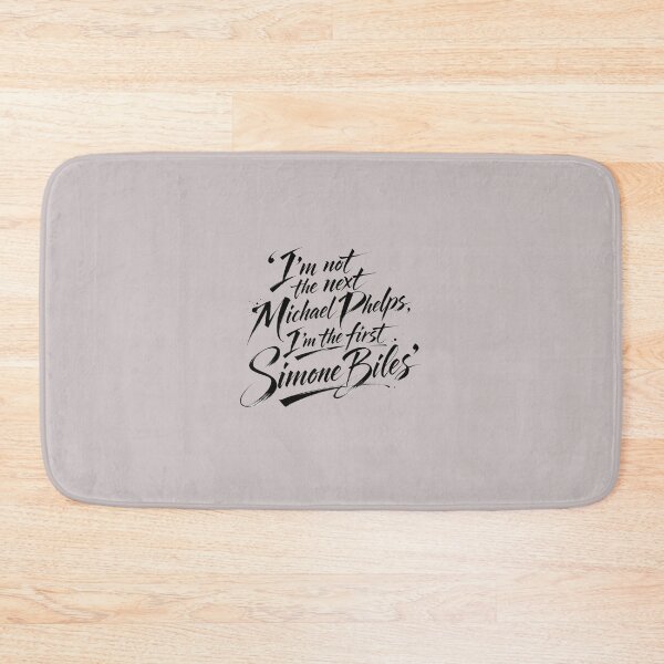 Item preview, First Simone Biles Empowerment Quote Typography Design designed and sold by ManggaeJM.