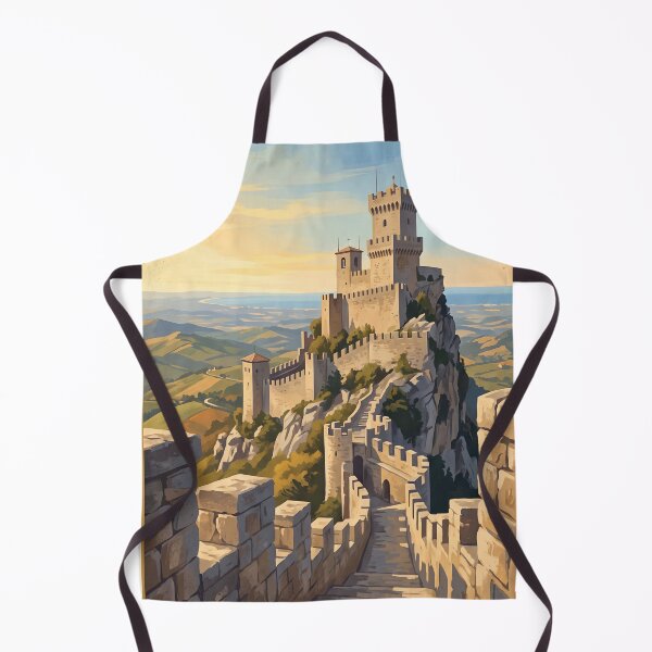 Item preview, San Marino Vintage Travel Art – Guaita Fortress & Mount Titano designed and sold by Bomax121.