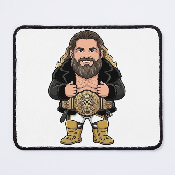 Item preview, Seth Rollins World Champion Fur Coat Gnome designed and sold by Bad-Decisions-Designs.
