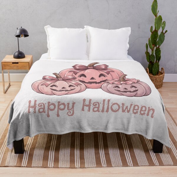Item preview, Pinkoween Coquette Ribbon Pumpkins Happy Halloween designed and sold by MythicCotton.