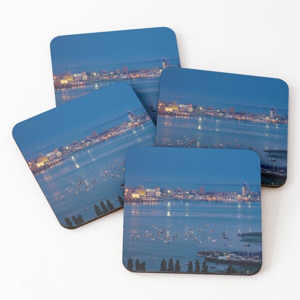Item preview, Portsmouth Harbour at Night, Hampshire designed and sold by heidipics.