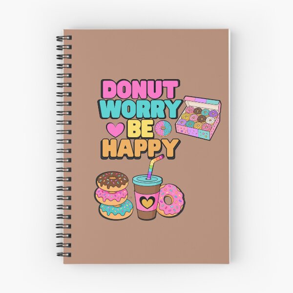 Item preview, Donut Worry Be Happy – Cute Coffee & Donuts designed and sold by Aimetoi.