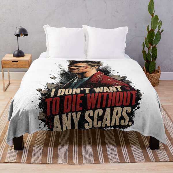 Item preview, I Don’t Want to Die Without Any Scars.- Tyler Durden designed and sold by Reggiano.