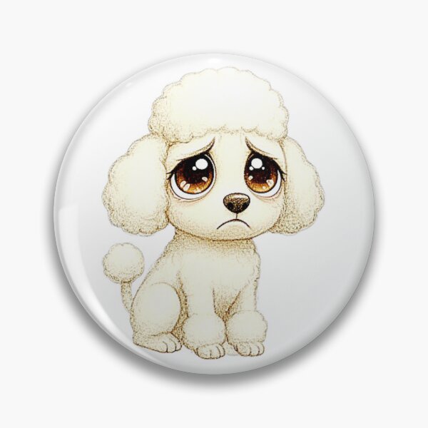 Item preview, White Poodle: Tender Eyes Collection  designed and sold by EscapeArtist13.