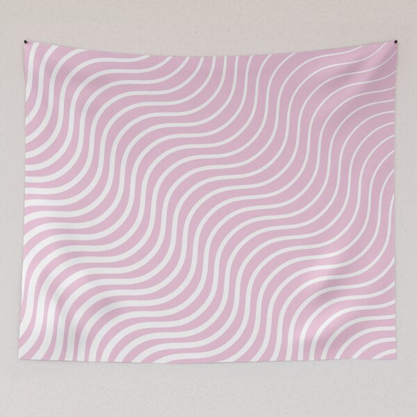 Item preview, Whisker Pattern - Light Pink & White #308 designed and sold by Natural Collective.
