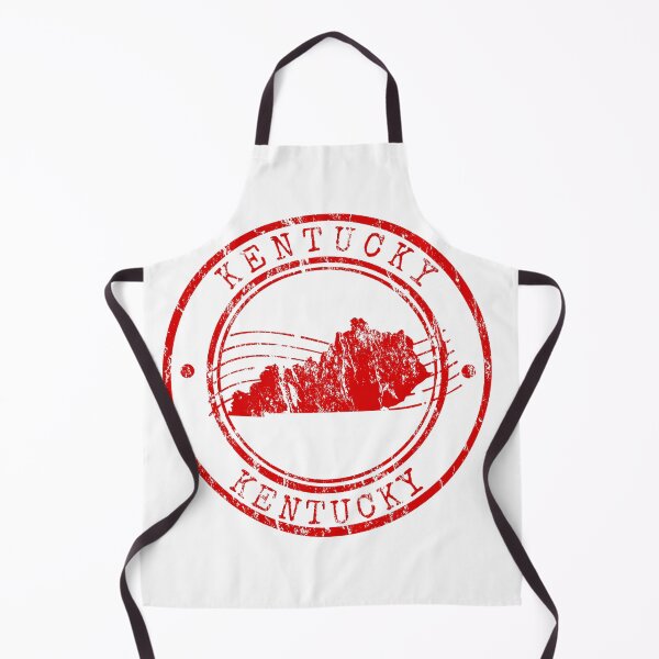 Item preview, Kentucky State Map Vintage Red Rubber Stamp designed and sold by chaaval.