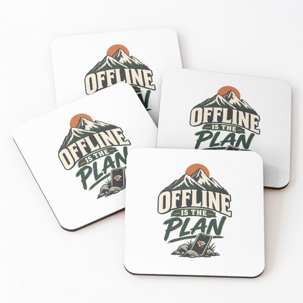 Item preview, Offline Is The Plan Outdoor Adventure Design designed and sold by FunPurchase.