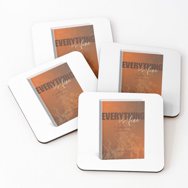 Item preview, Everything Is Fine – Please Do Not Investigate Funny Design Sticker designed and sold by Palette & Hue.