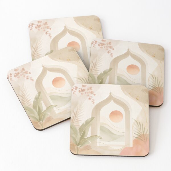 Item preview, Thai Soft Aesthetic – Minimal Tropical Watercolor Art designed and sold by CosmicQuietStudio.
