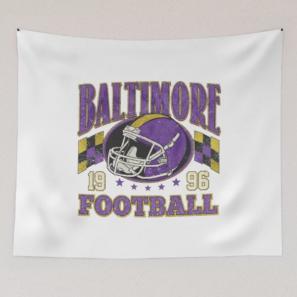 Item preview, Baltimore Football 1996 Retro Helmet designed and sold by Slomski90.