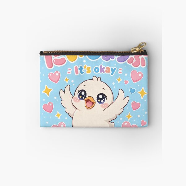 Item preview, Chibi cute duck Japanese 'it's okay' design cute kawaii designed and sold by Vintage Designs +.