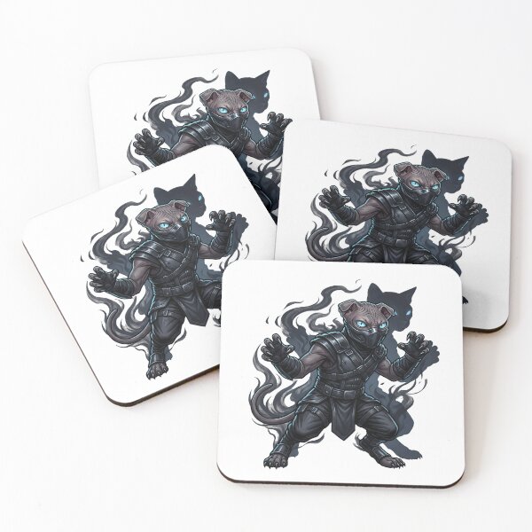Item preview, Shadow Ninja Cat Warrior – Stealth Martial Arts Cat designed and sold by TOOBIC.