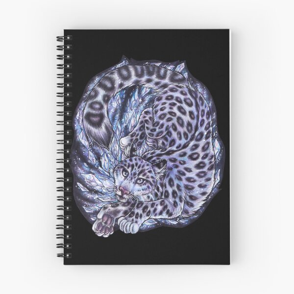 Item preview, Cool snow leopard, big cat, ice, storm, snow designed and sold by ZadzeneaArt.