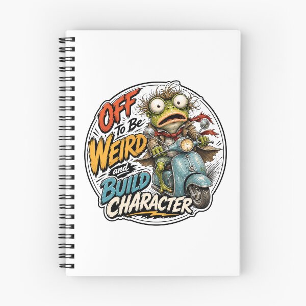 Item preview, Off To Be Weird And Build Character designed and sold by Wilcox PhotoArt.