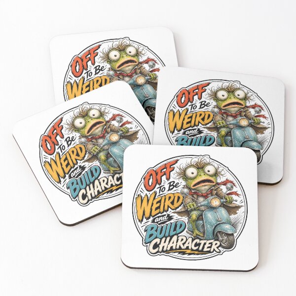 Item preview, Off To Be Weird And Build Character designed and sold by Wilcox PhotoArt.