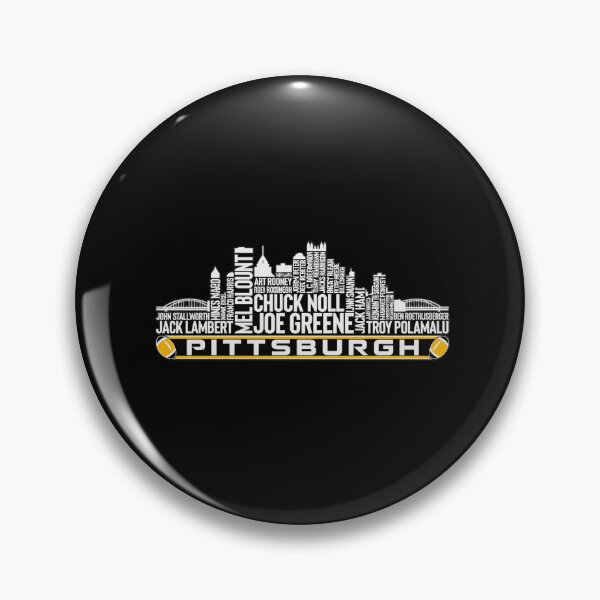 Item preview, Pittsburgh Football Legends Skyline Heritage Graphic designed and sold by MrDonald75366.