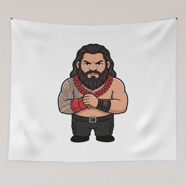Item preview, Furious Roman Reigns Garden Gnome designed and sold by Bad-Decisions-Designs.