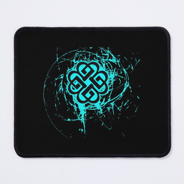 Item preview, Teal Abstract Geometric Symbol -30 designed and sold by NapoEssoArts.