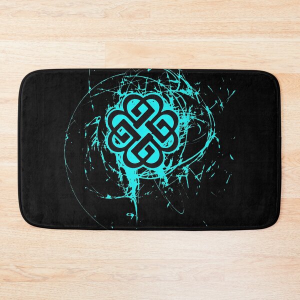 Item preview, Teal Abstract Geometric Symbol -30 designed and sold by NapoEssoArts.