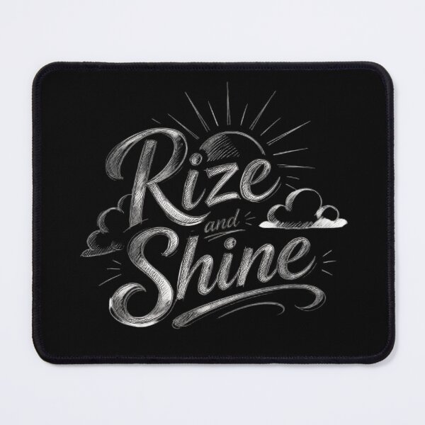 Item preview, Rise and Shine Morning Motivation Typography Design designed and sold by ManggaeJM.