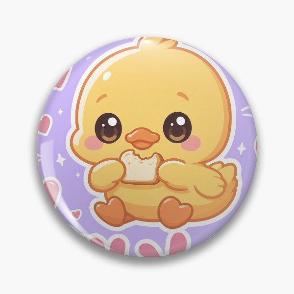 Item preview, Chibi cute duck Japanese 'delicious' design cute kawaii designed and sold by Vintage Designs +.