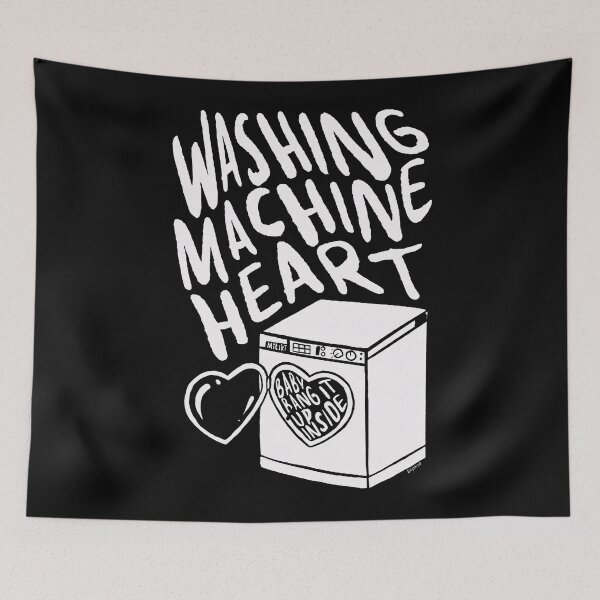 Item preview, Cute Washing Machine Retro Heart designed and sold by Brenza Boggart.