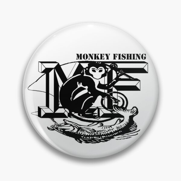 Item preview, Monkey Fish Vintage Angler Logo designed and sold by KTD28_SHOP.