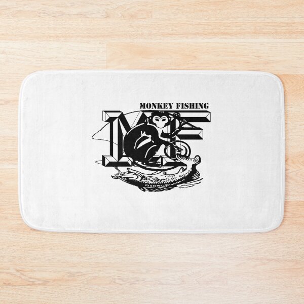 Item preview, Monkey Fish Vintage Angler Logo designed and sold by KTD28_SHOP.