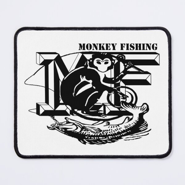 Item preview, Monkey Fish Vintage Angler Logo designed and sold by KTD28_SHOP.