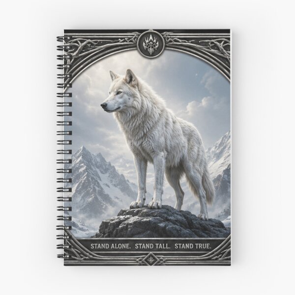 Item preview, The Lone Wolf Collection | Four Wolf Archetypes Fantasy Art Print - Arctic Wolf  designed and sold by FlameK-Atelier.