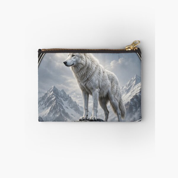 Item preview, The Lone Wolf Collection | Four Wolf Archetypes Fantasy Art Print - Arctic Wolf  designed and sold by FlameK-Atelier.