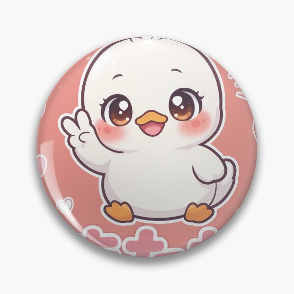 Item preview, Chibi cute duck Japanese 'see you later' design cute kawaii designed and sold by Vintage Designs +.