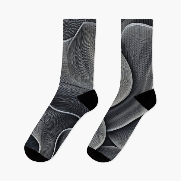 Item preview, Dark Charcoal Metallic Floral Petals 3D Embossed Abstract Pattern designed and sold by LYAN-STORE.