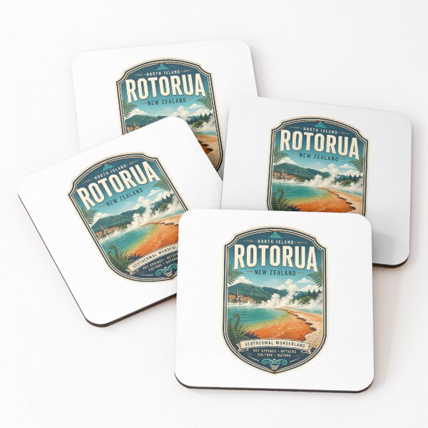 Item preview, North Island Rotorua New Zealand Geothermal Wonderland Hot Springs Geysers Culture Nature Travel Souvenir designed and sold by Star3NowForMe.