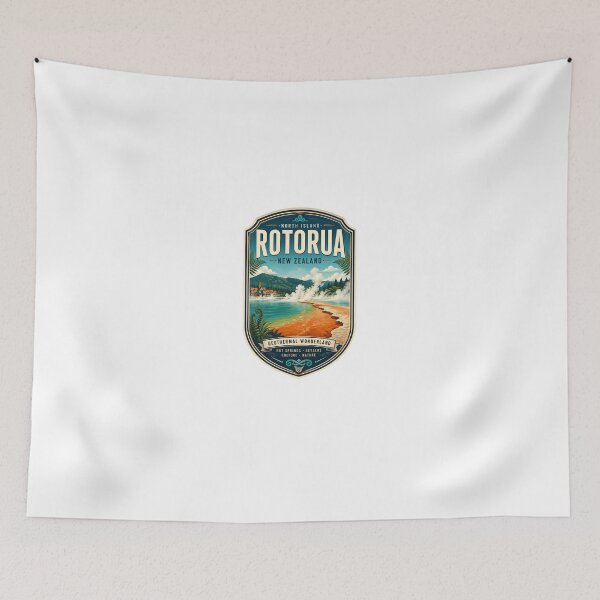Item preview, North Island Rotorua New Zealand Geothermal Wonderland Hot Springs Geysers Culture Nature Travel Souvenir designed and sold by Star3NowForMe.