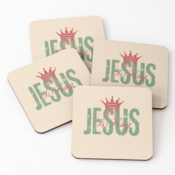Item preview, Jesus Is King - Faith Episcopal Church  - Gifts For Couples - Cream designed and sold by Doiemacreations.