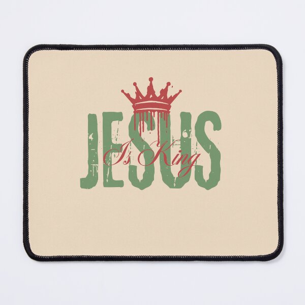 Item preview, Jesus Is King - Faith Episcopal Church  - Gifts For Couples - Cream designed and sold by Doiemacreations.