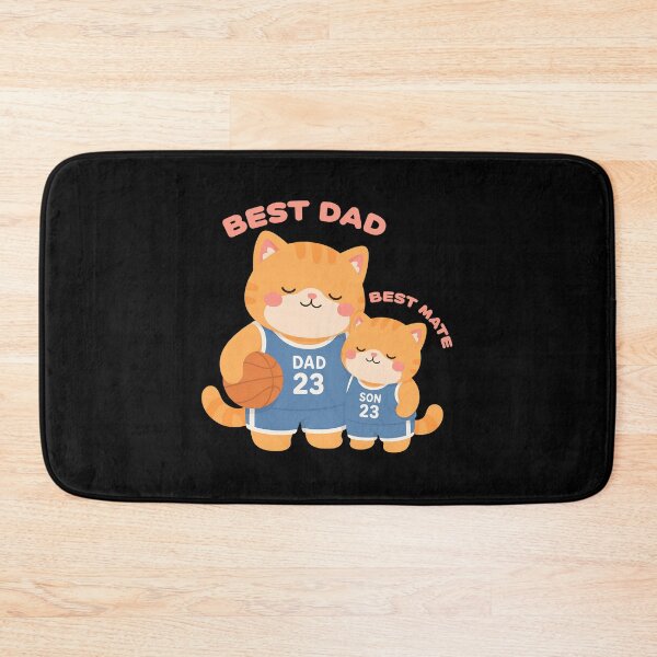Item preview, Best Dad Best Mate Cat Family Basketball Design designed and sold by SoyLamderma.