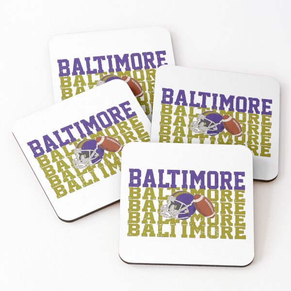 Item preview, Baltimore Football Vintage Retro designed and sold by renvogelpohl.