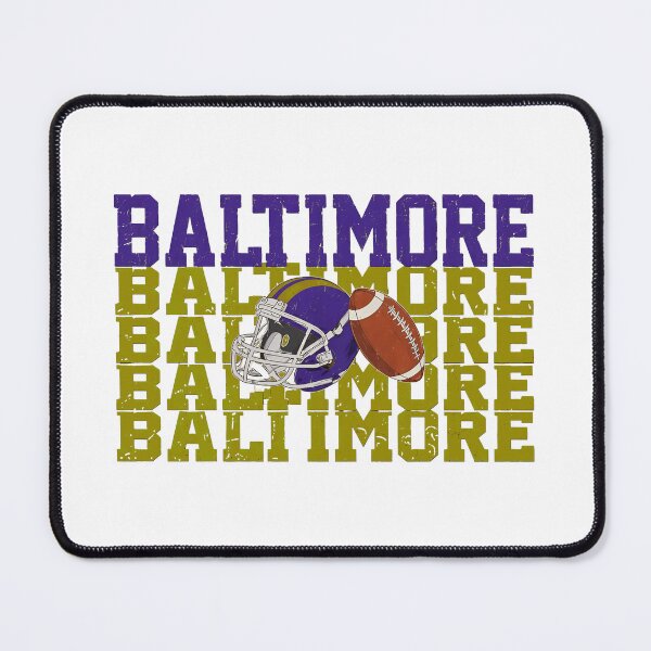 Item preview, Baltimore Football Vintage Retro designed and sold by renvogelpohl.