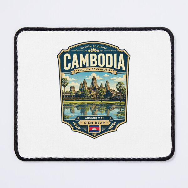 Item preview, Cambodia Angkor Wat Siem Reap Kingdom Of Wonder Kingdom Of Cambodia Travel Tourist Vacation Explorer designed and sold by Star3NowForMe.
