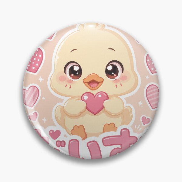 Item preview,  Chibi cute duck Japanese I love you' design cute kawaii designed and sold by Vintage Designs +.