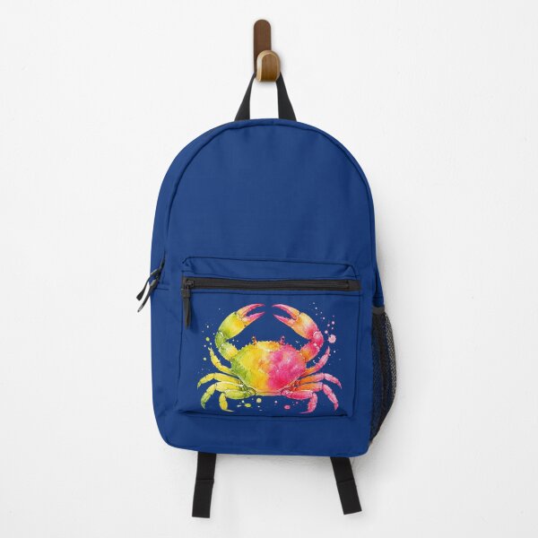 Item preview, Colorful crab in bright summer colors designed and sold by Kisho.