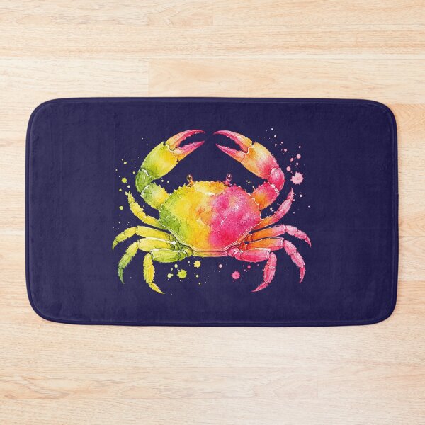 Item preview, Colorful crab in bright summer colors designed and sold by Kisho.